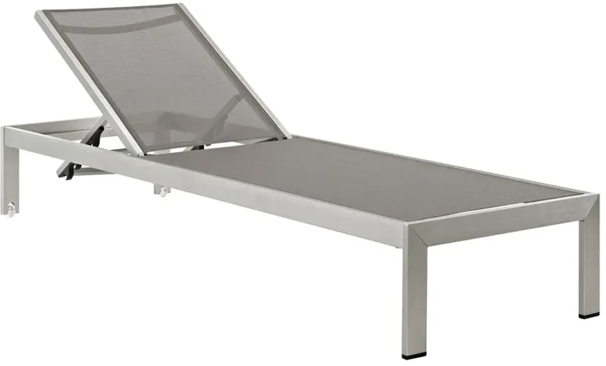 Shore Outdoor Aluminum Mesh Chaise