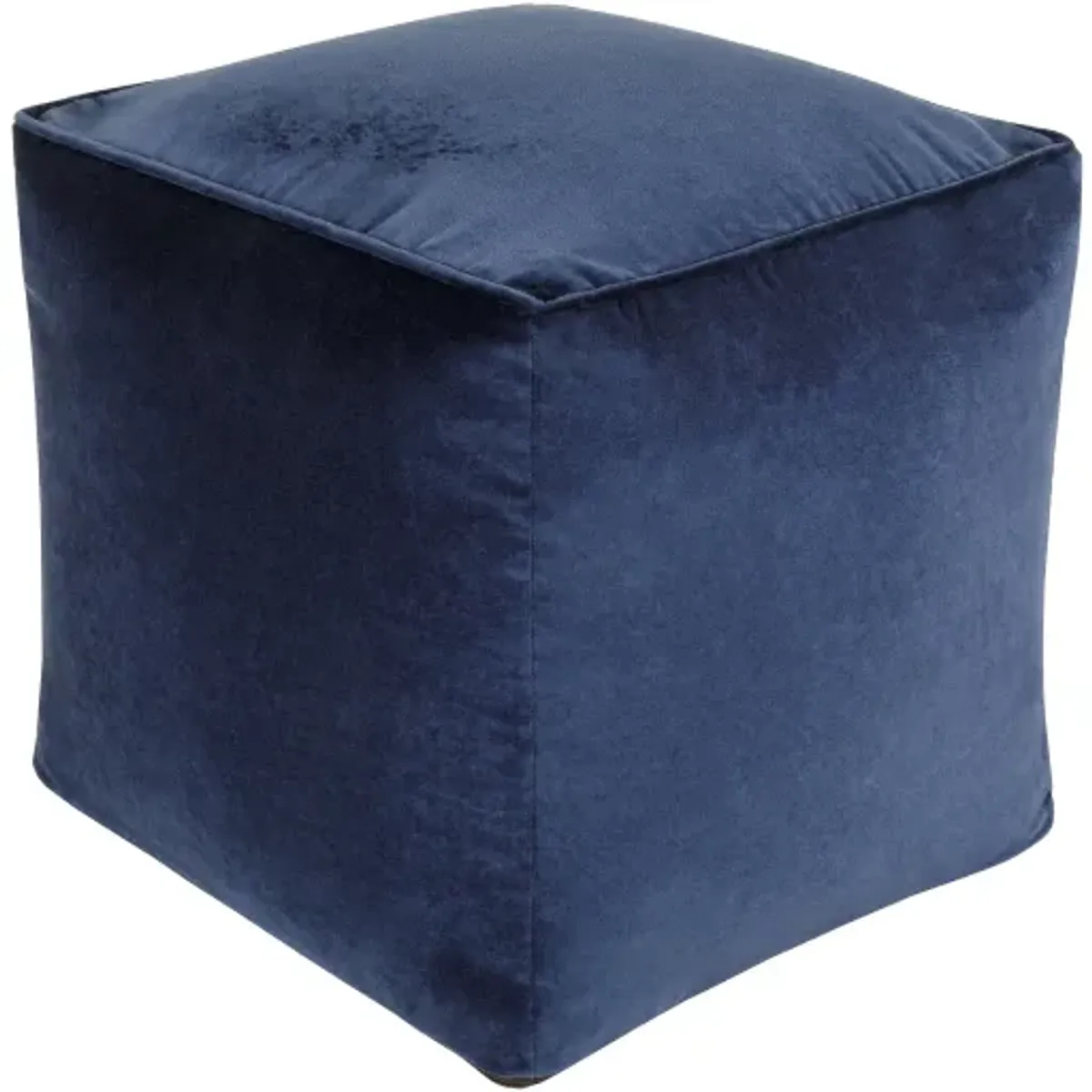 Cotton Velvet CVPF-019 16"H x 16"W x 16"D Pouf