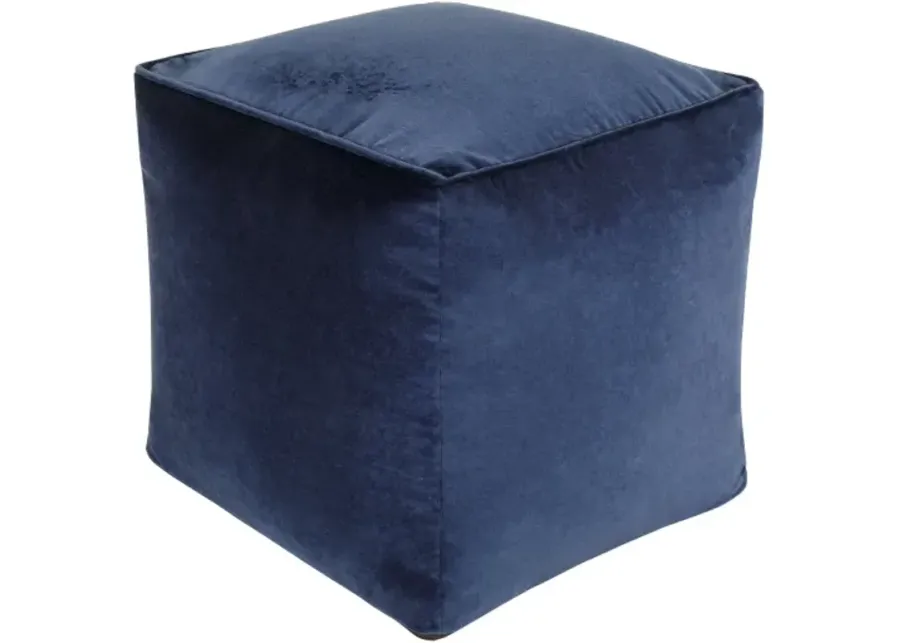 Cotton Velvet CVPF-019 16"H x 16"W x 16"D Pouf