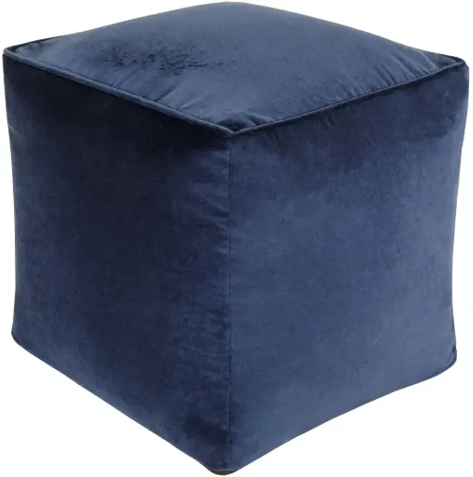 Cotton Velvet CVPF-019 16"H x 16"W x 16"D Pouf