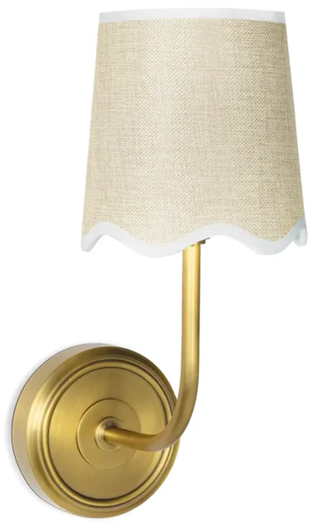 Coastal Living Ariel Sconce (Natural Brass)