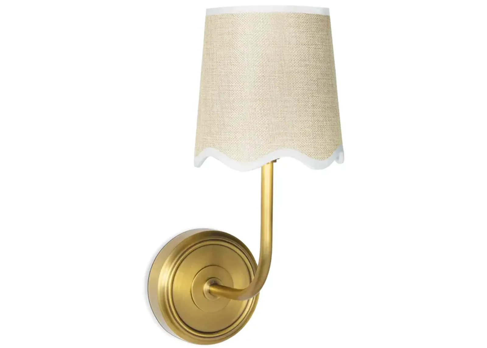 Coastal Living Ariel Sconce (Natural Brass)