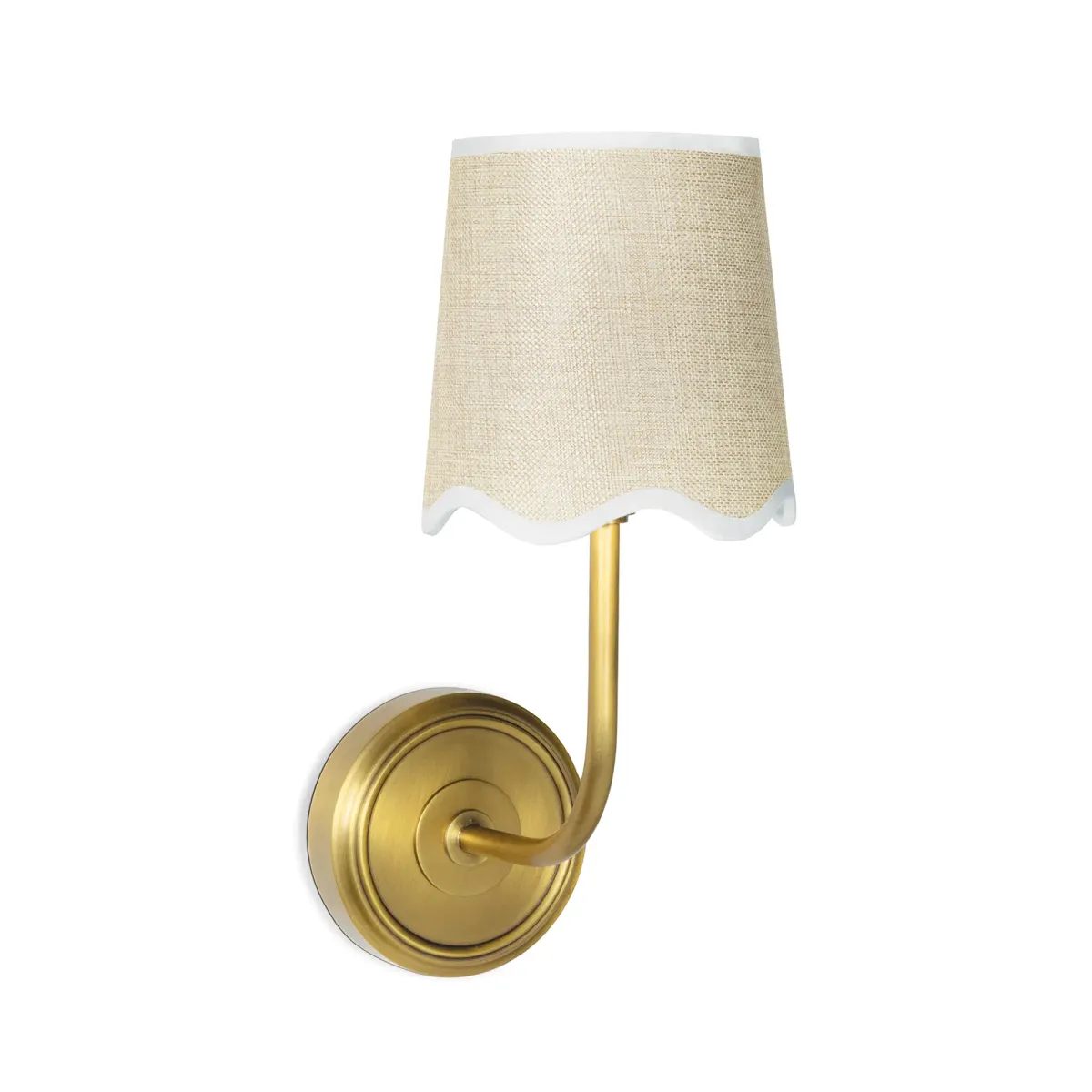 Coastal Living Ariel Sconce (Natural Brass)