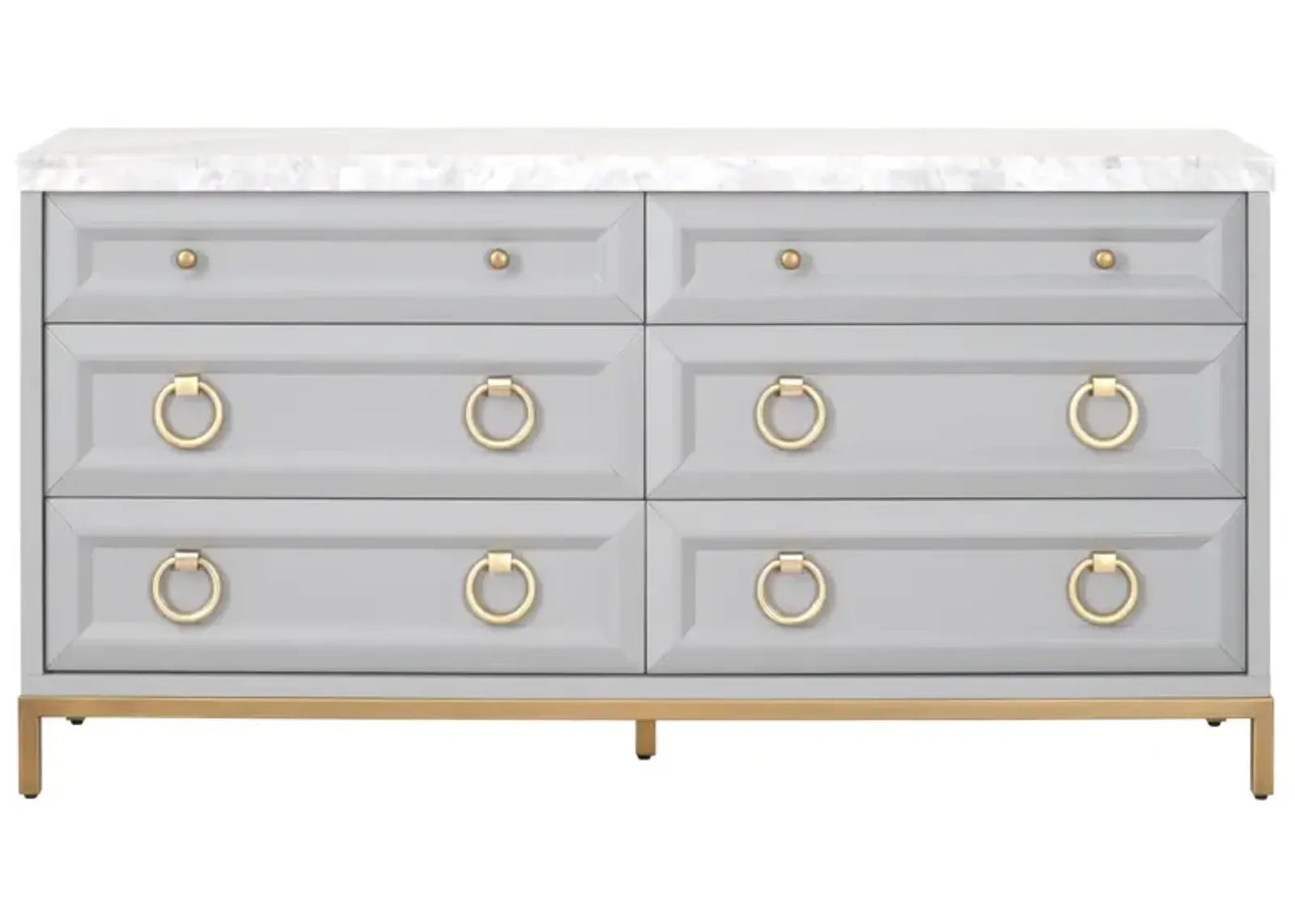 Azure Carrera 6-Drawer Double Dresser