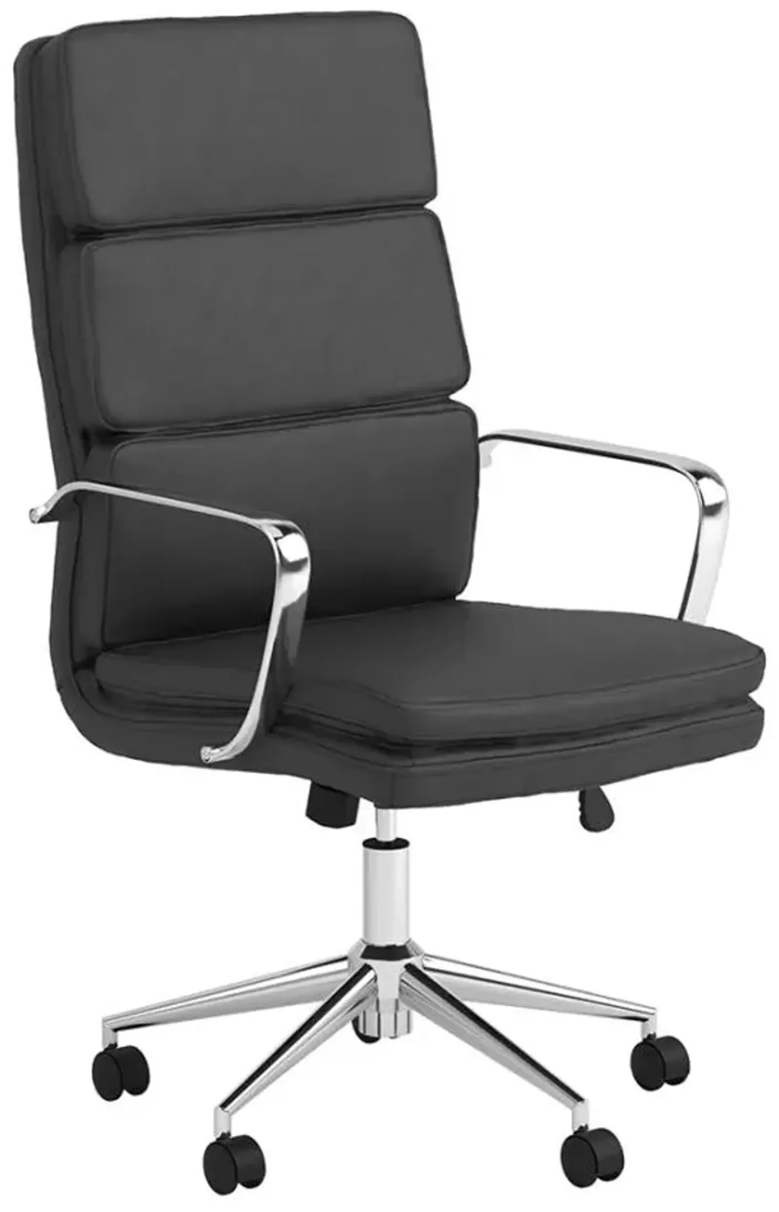 Adamstown High Back Upholstered Office Chair Black