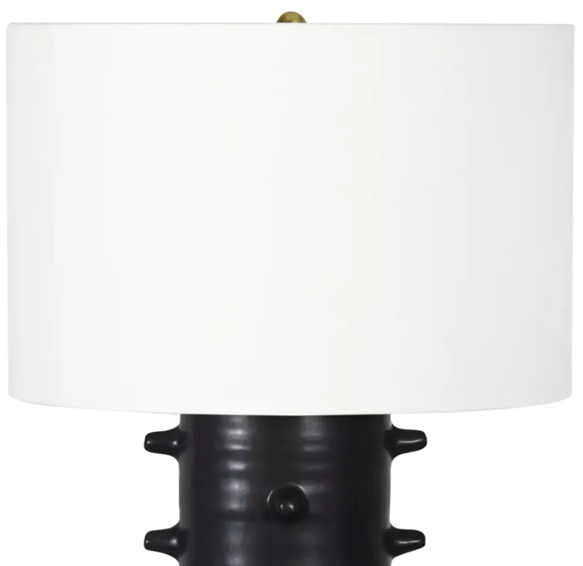 Spruce Ceramic Table Lamp (Black)