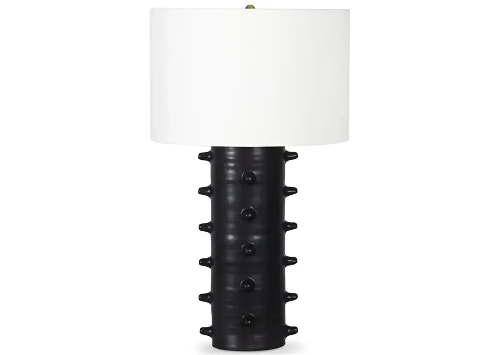 Spruce Ceramic Table Lamp (Black)