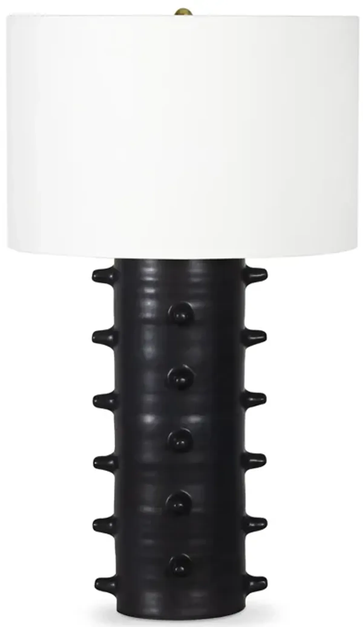 Spruce Ceramic Table Lamp (Black)