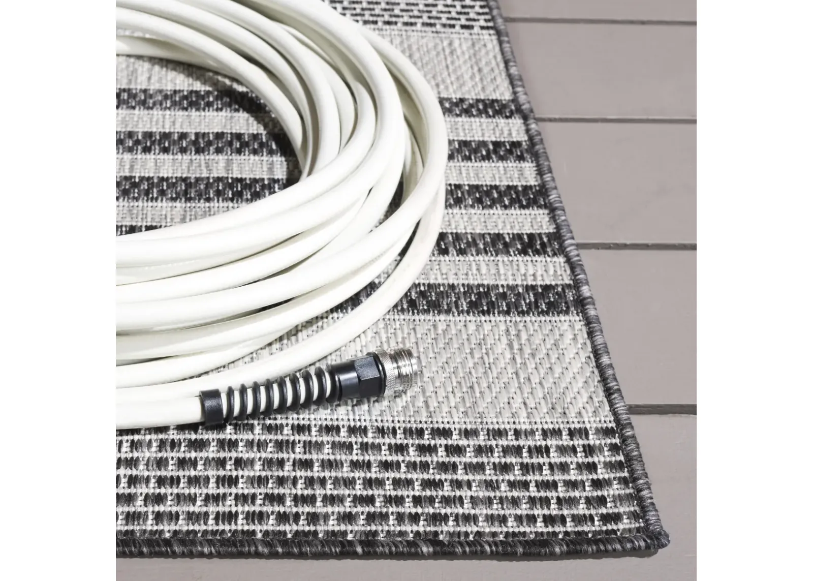 BEACH HOUSE 278 GREY  6'-7' X 6'-7' Square Square Rug