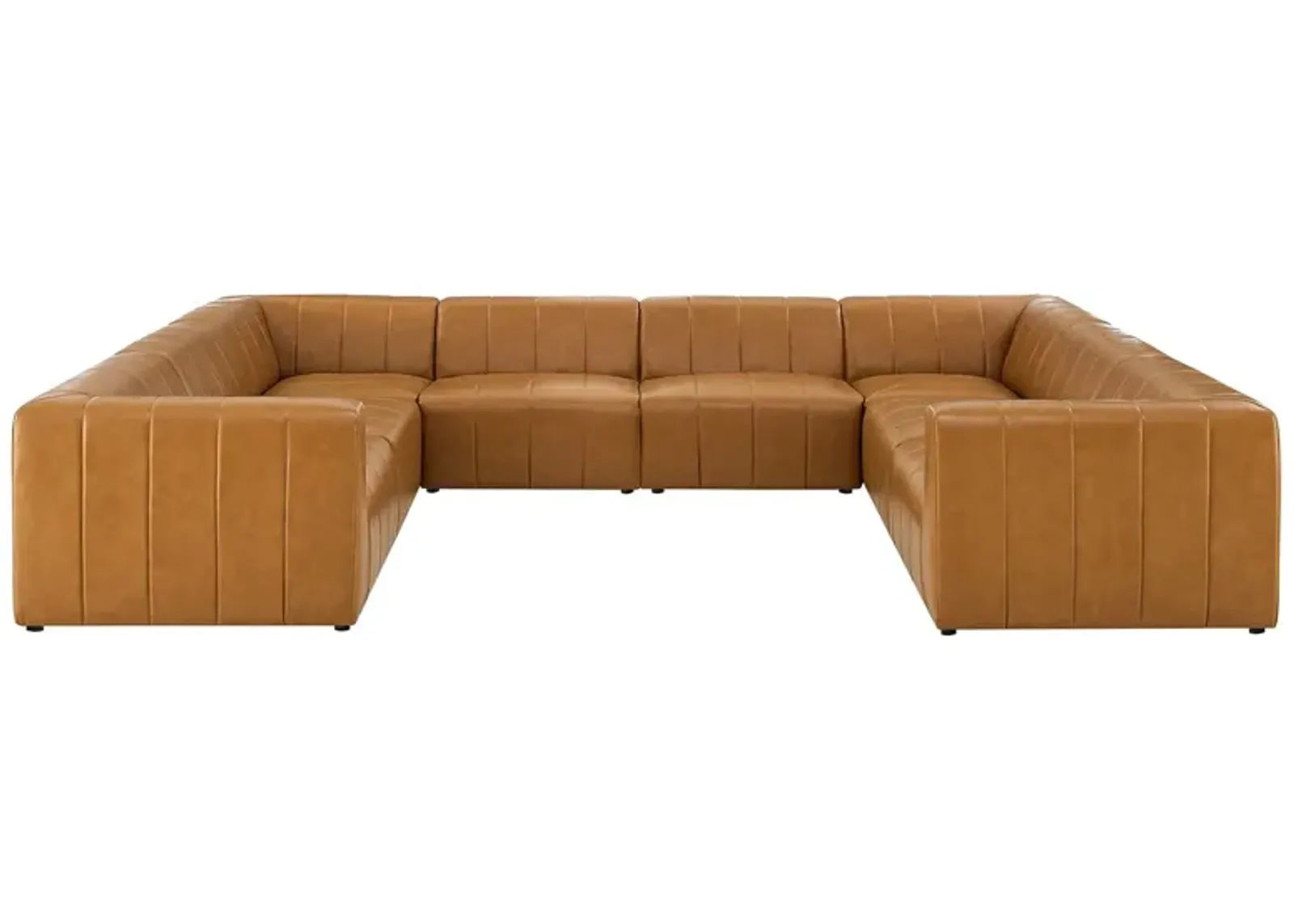 Bartlett Vegan Leather 8-Piece Sectional Sofa