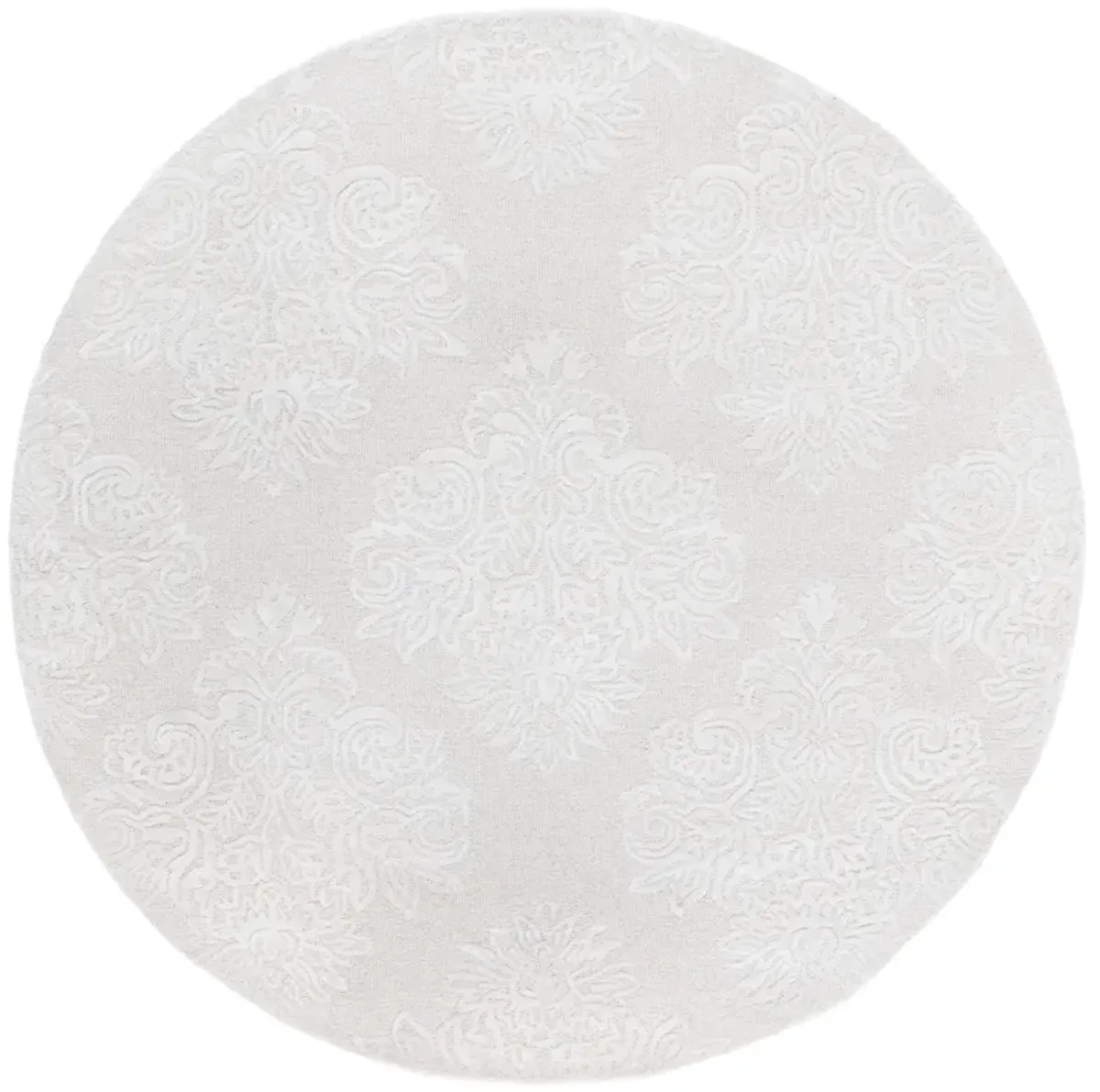 GLAMOUR Hand Tufted 6' x 6' Round area rug