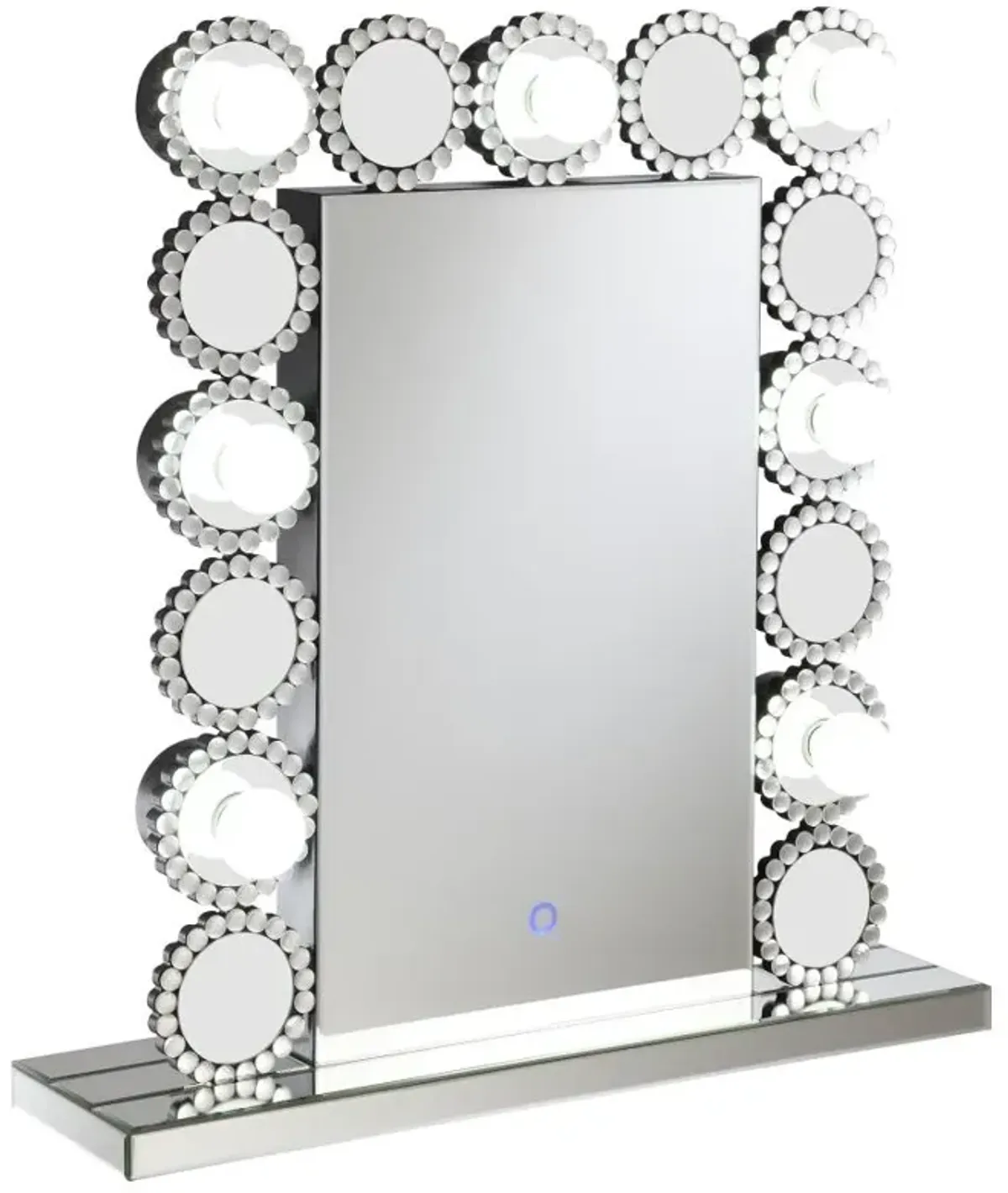 Aghes Rectangular Table Mirror with LED Lighting Mirror