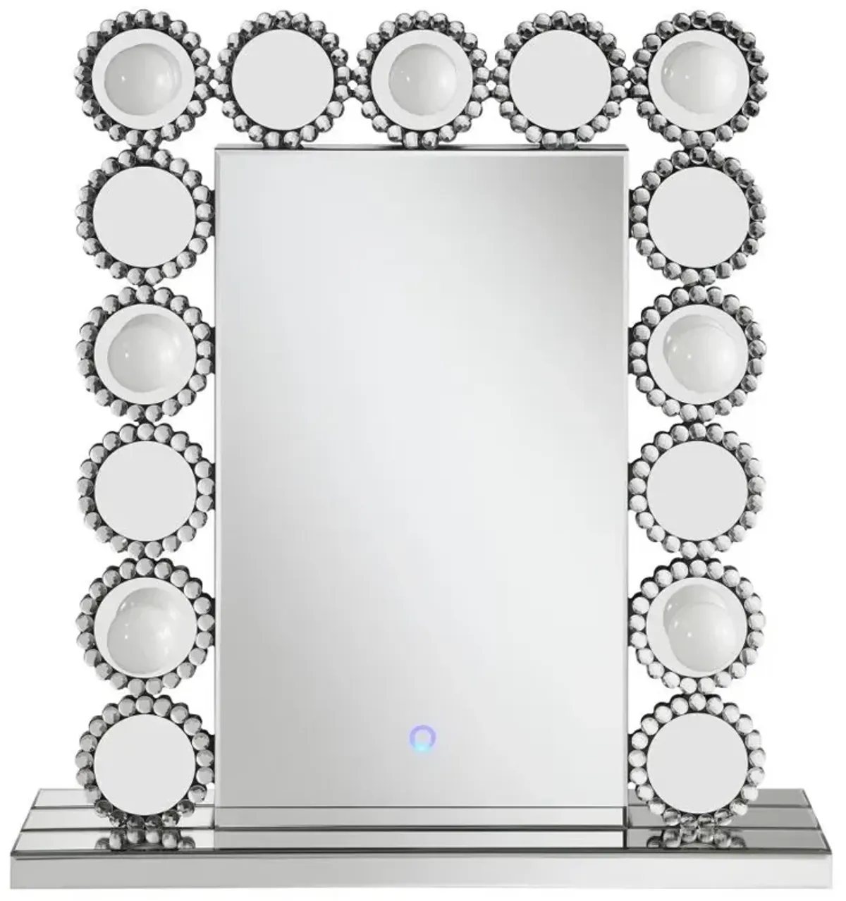 Aghes Rectangular Table Mirror with LED Lighting Mirror