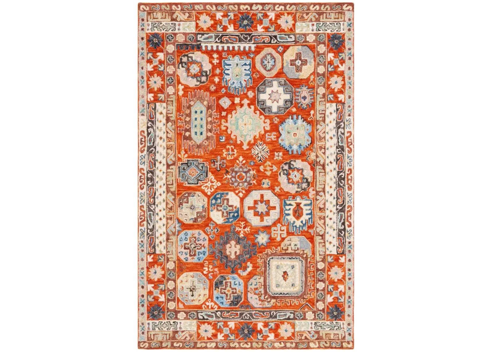 ASPEN 305 RUST  3' x 5' Small Rectangle Rug