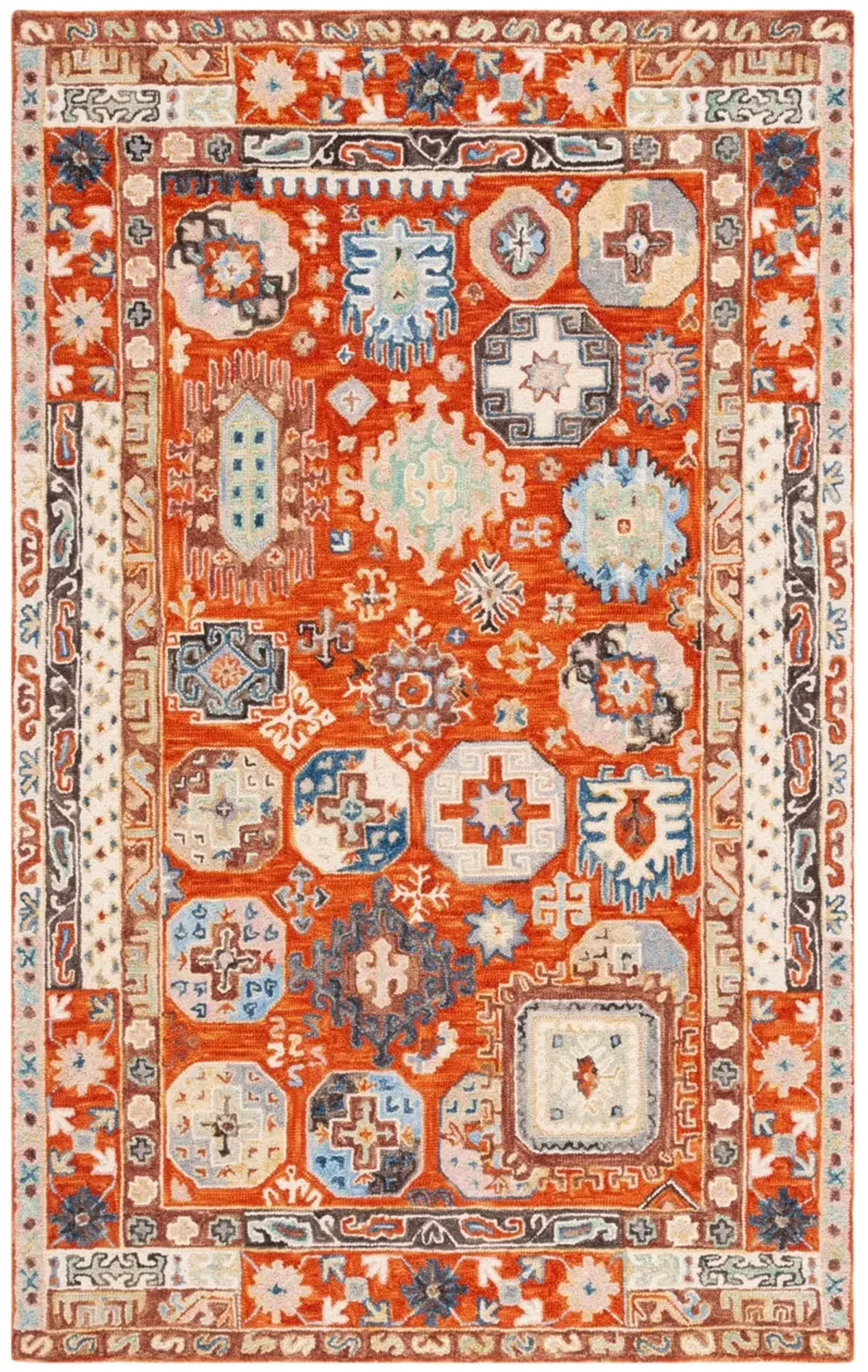 ASPEN 305 RUST  3' x 5' Small Rectangle Rug