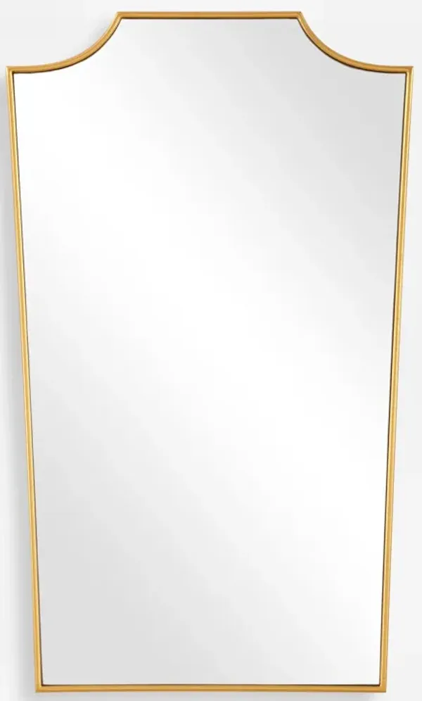 Demure Antique Gold Mirror