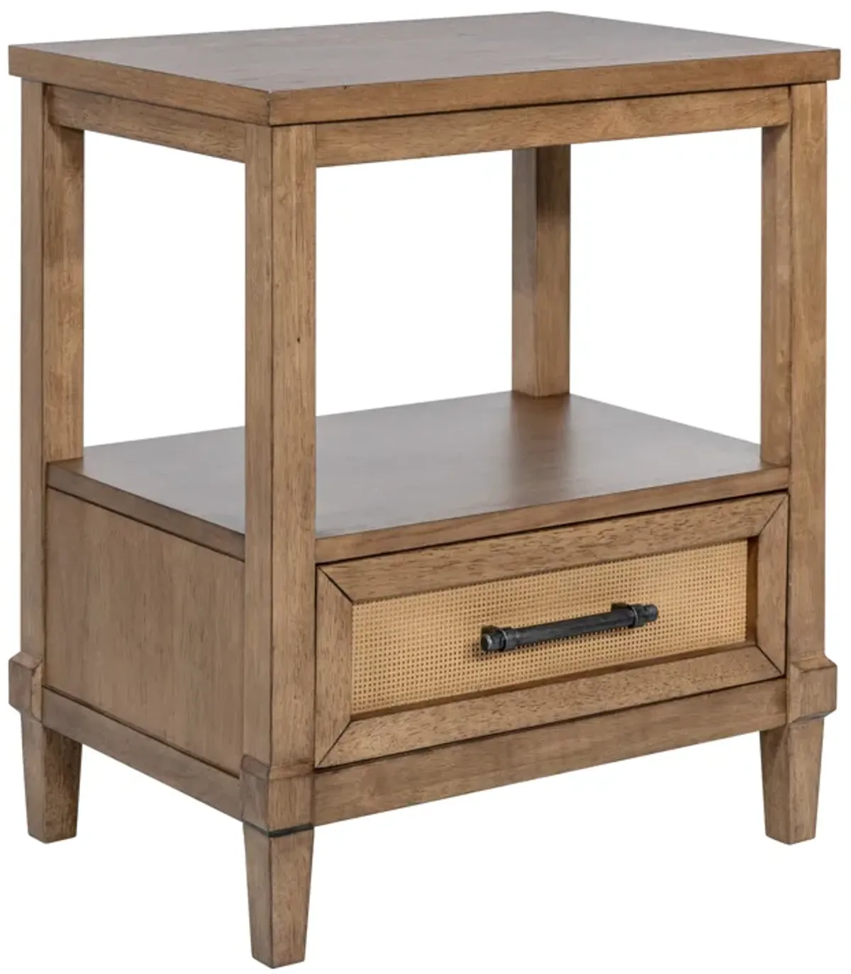 Salina Woven Cane Nightstand