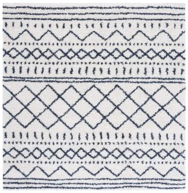 ARIZONA SHAG Square Power Loomed 5'-1" X 5'-1" Square Rug