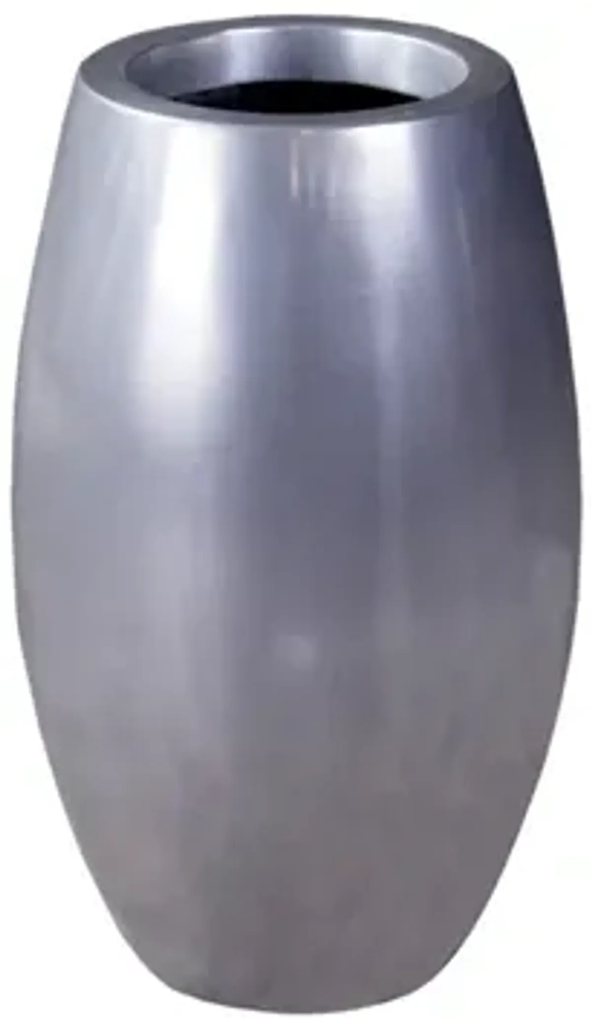 Elonga Planter, Polished Aluminum, SM