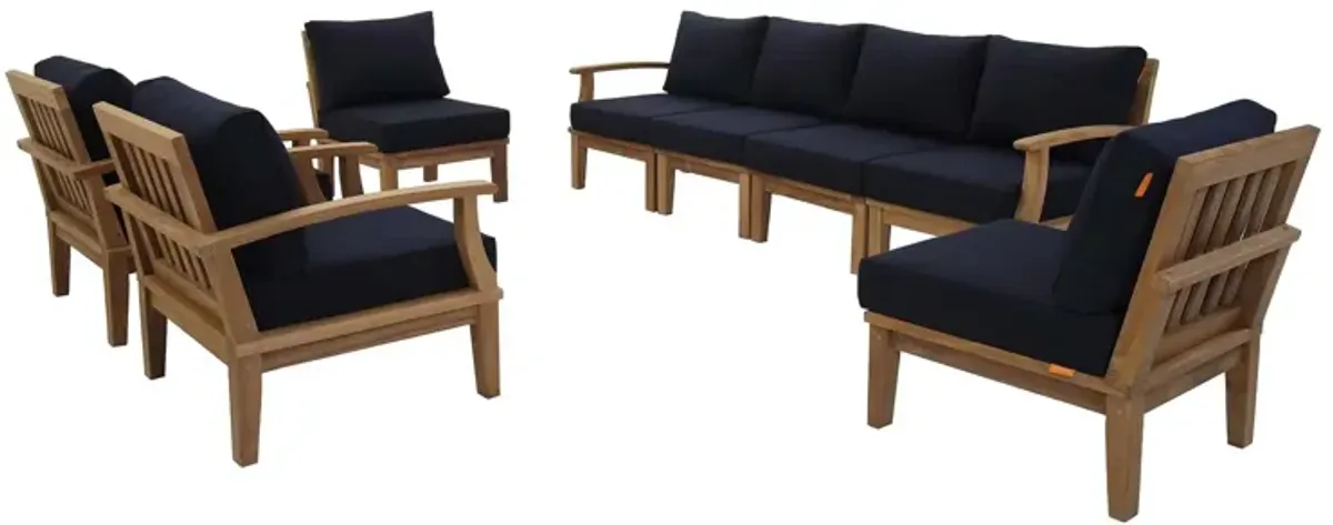 Marina 8 Piece Outdoor Patio Teak Set