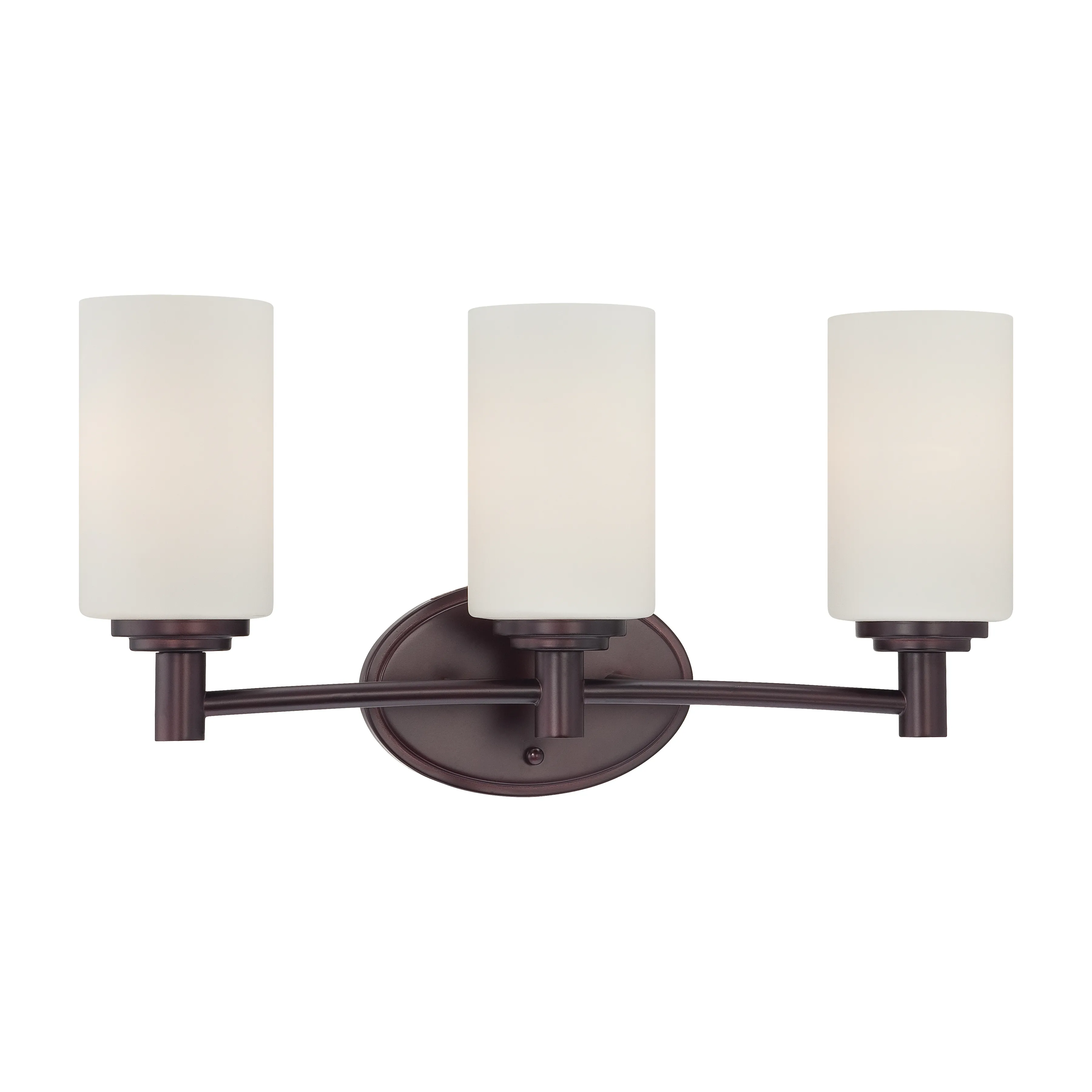 Pittman 19" Wide 3-Light Vanity Light - Sienna Bronze