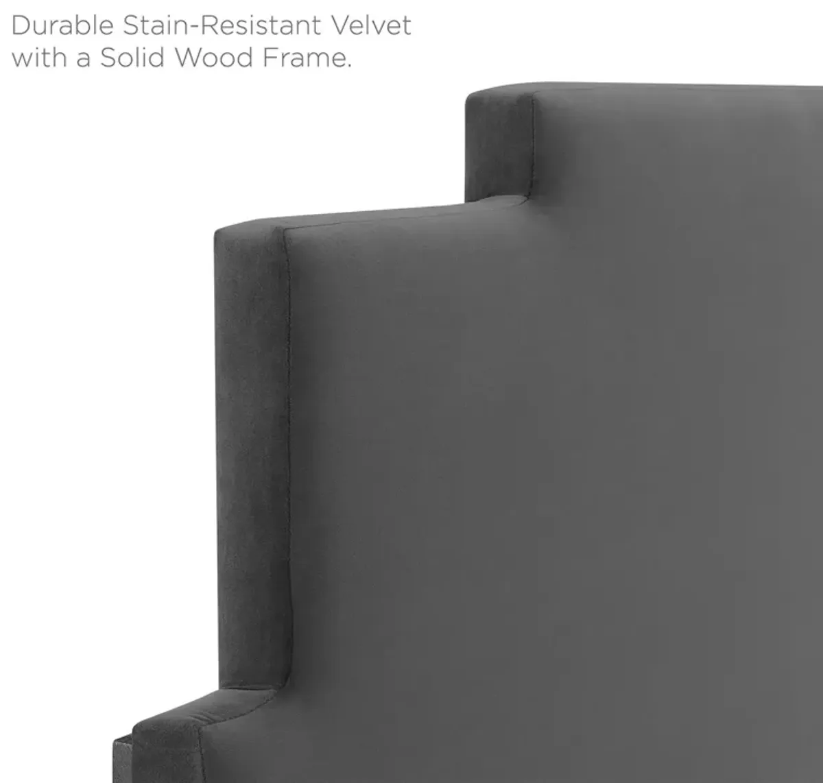 Kasia Performance Velvet Twin Headboard