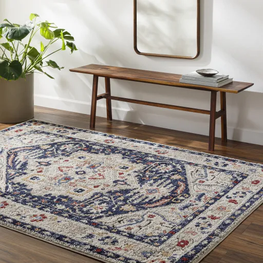 Liebe LBE-2304 5'3" x 7' Machine Woven Rug