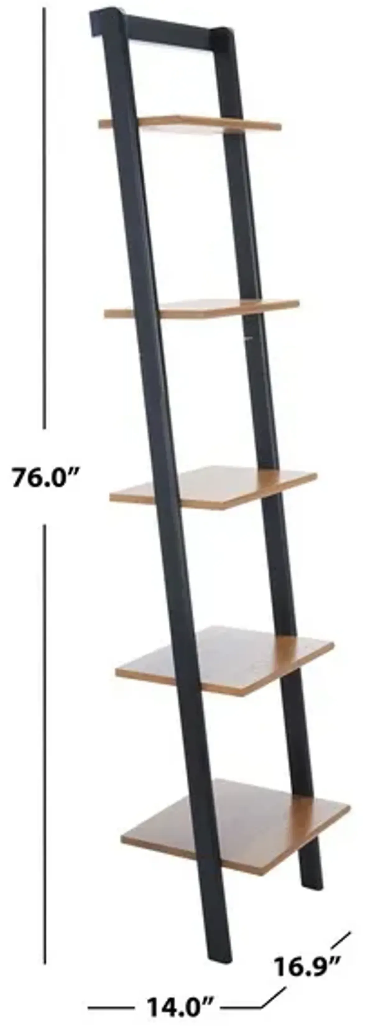 ALLAIRE 5 TIER LEANING ETAGERE