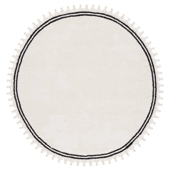 EASY CARE Hand Woven 8' x 8' Round area rug