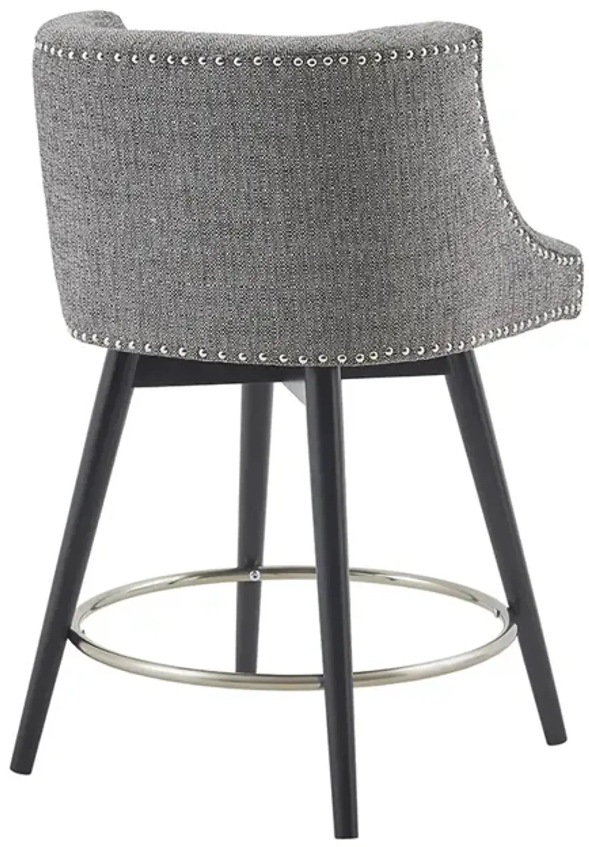 Madison Park Mateo Grey Swivel Counter Stool