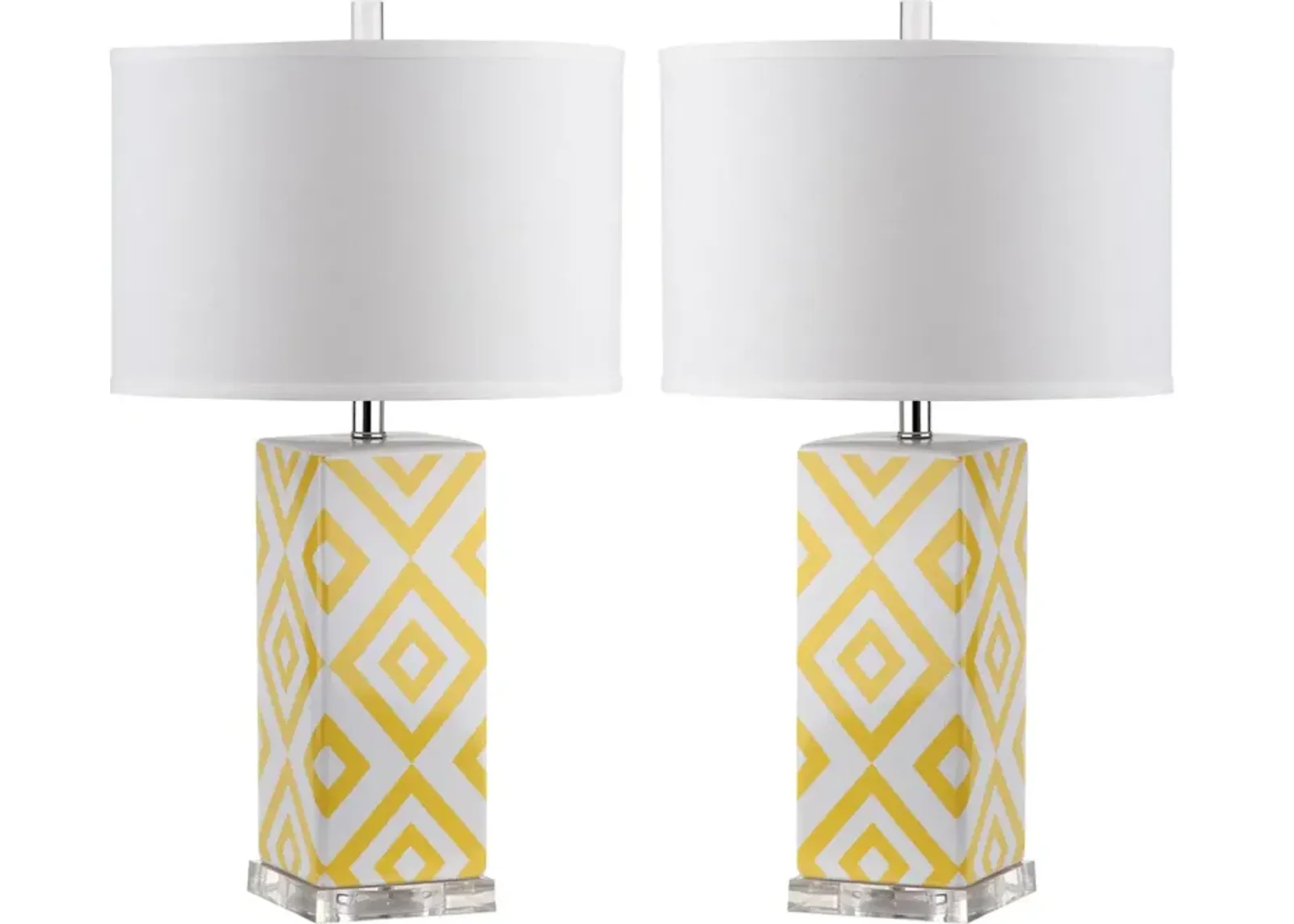 Diamonds 27-Inch H Table Lamp - Set of 2