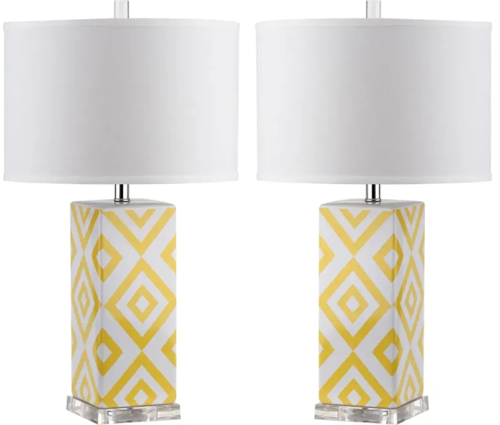 Diamonds 27-Inch H Table Lamp - Set of 2