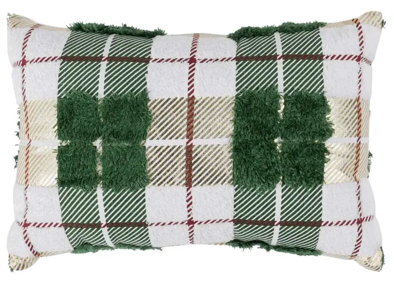 VE Plaid Texture Green Multi 