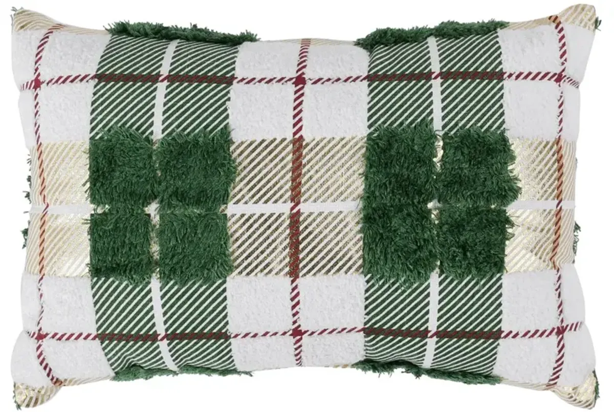 VE Plaid Texture Green Multi 