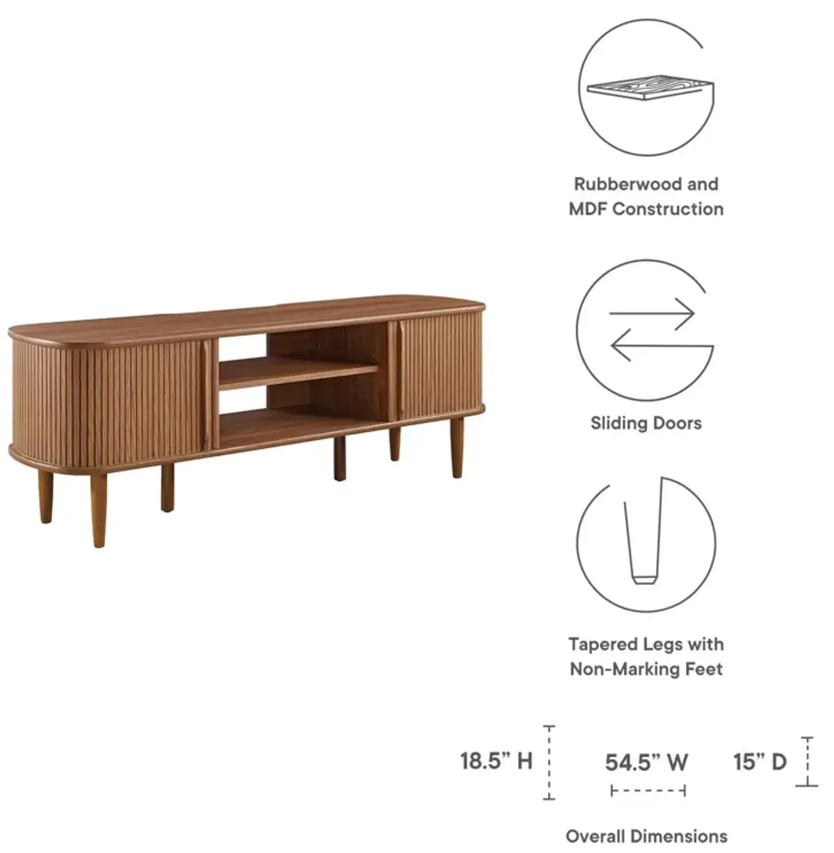 Contour 55" TV Stand