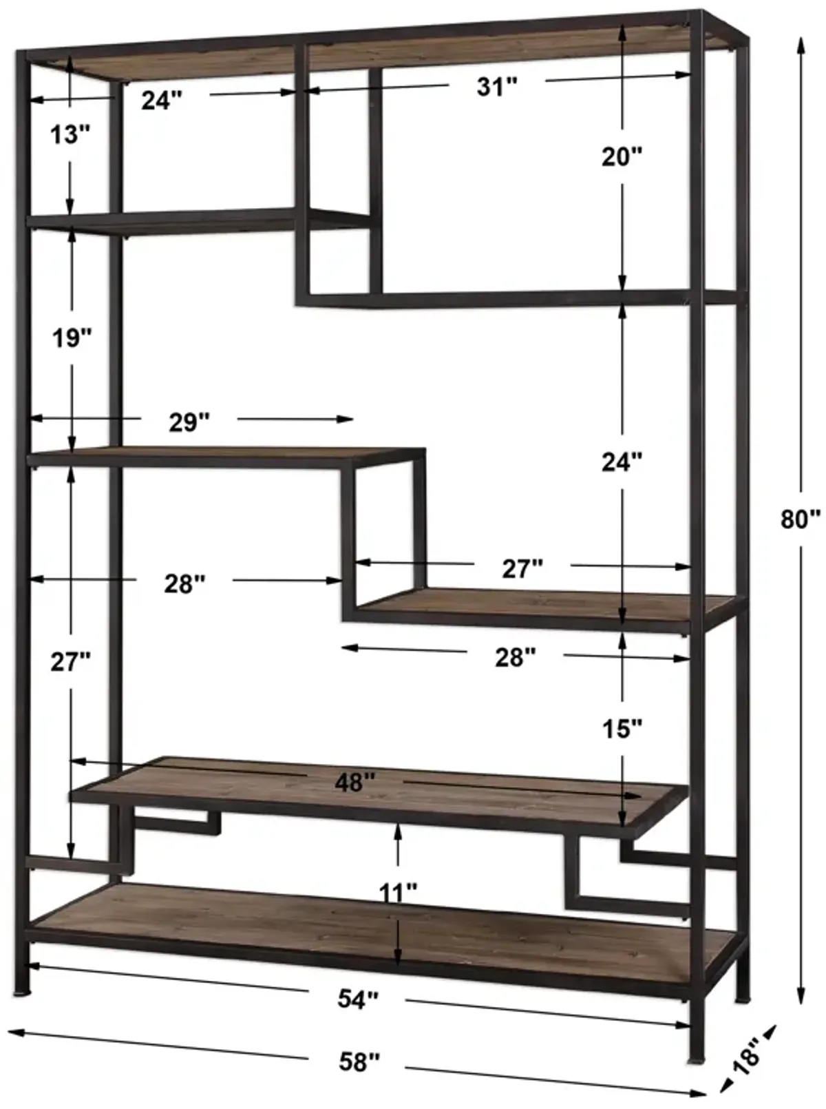 Sherwin Industrial Etagere