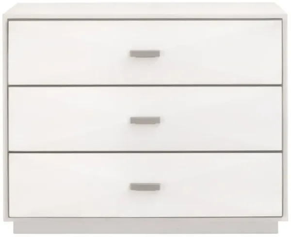 Wynn Shagreen 3-Drawer Nightstand