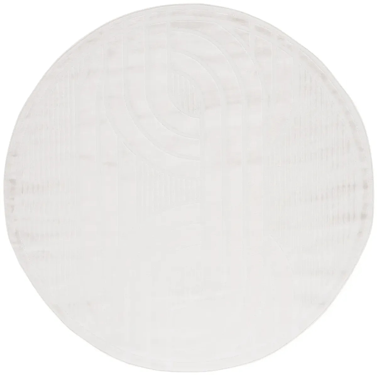 ARCHWAY 804 IVORY  6'-7' X 6'-7' Round Round Rug