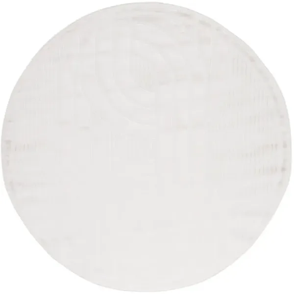 ARCHWAY 804 IVORY  6'-7' X 6'-7' Round Round Rug