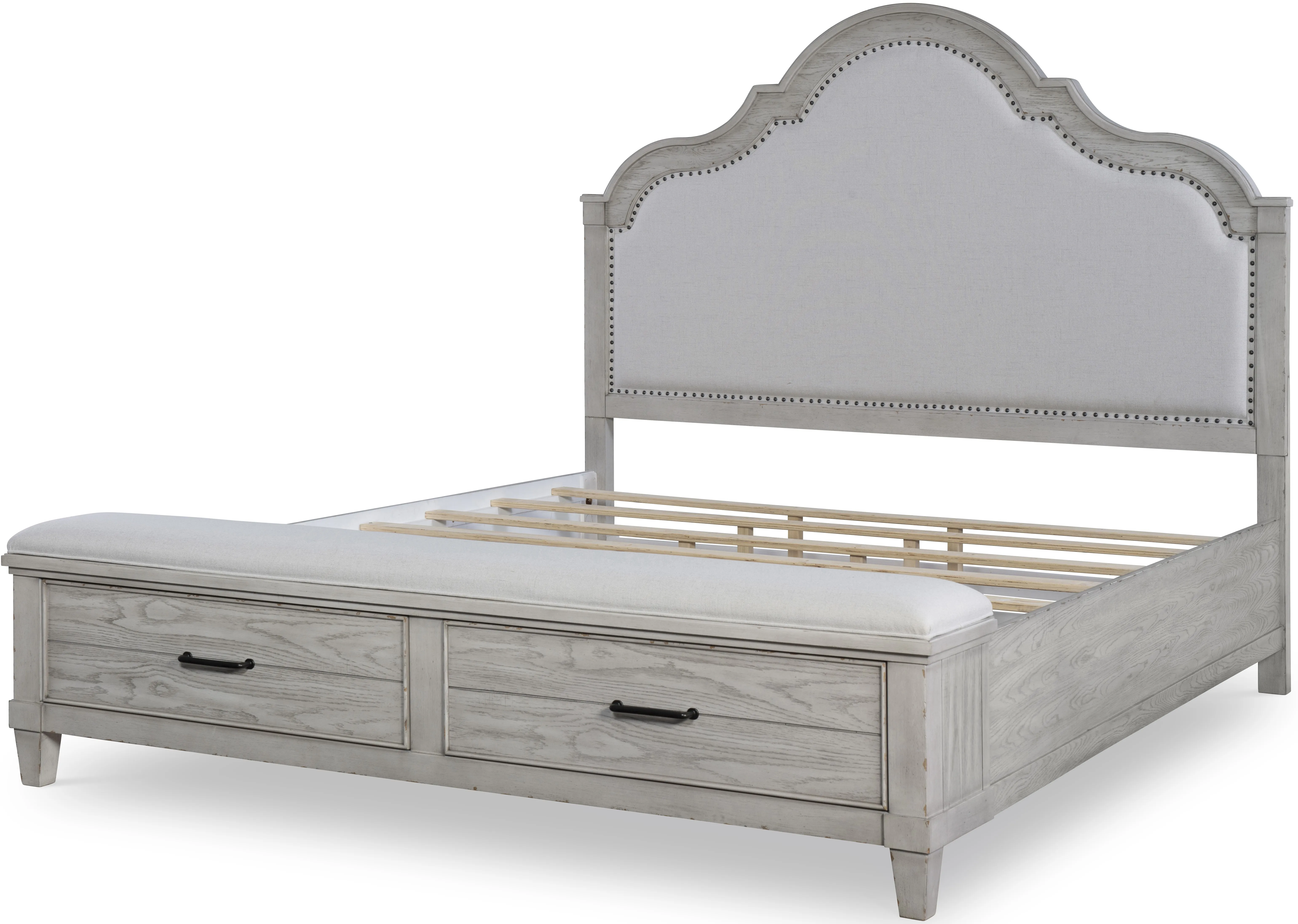 Belhaven Storage Footboard Panel Bed 