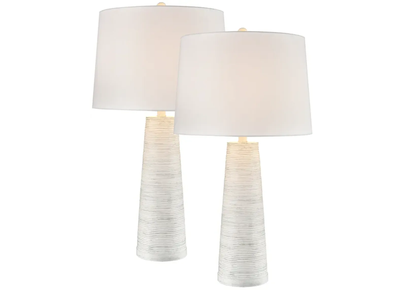 Kent 31'' High 1-Light Table Lamp - Set of 2 Light Gray