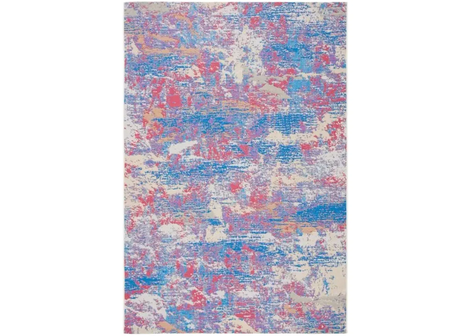 SUMMER 409 Blue  8'-0' x 10'-5' Large Rectangle Rug