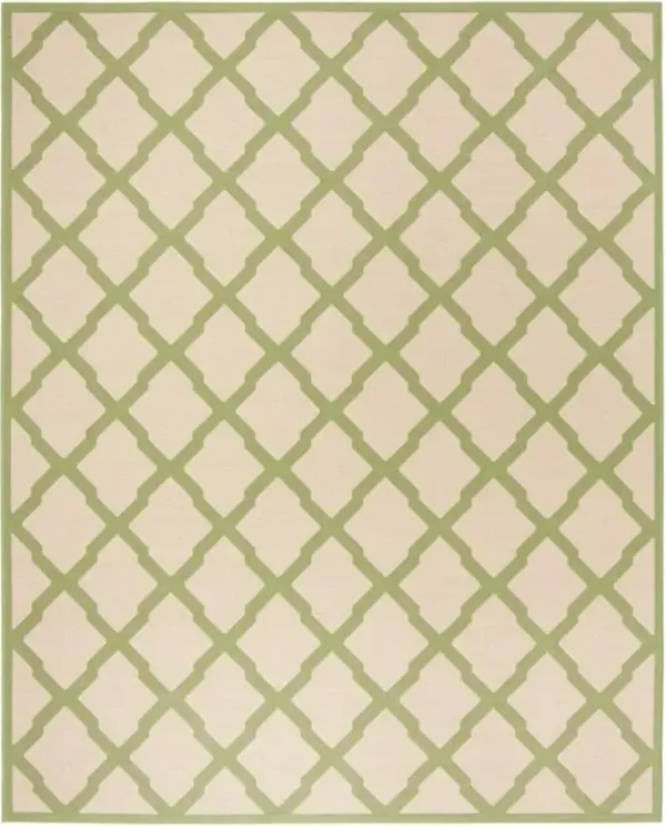 LINDEN 122 Collection LND122V-8 Cream / Olive 8' X 10'