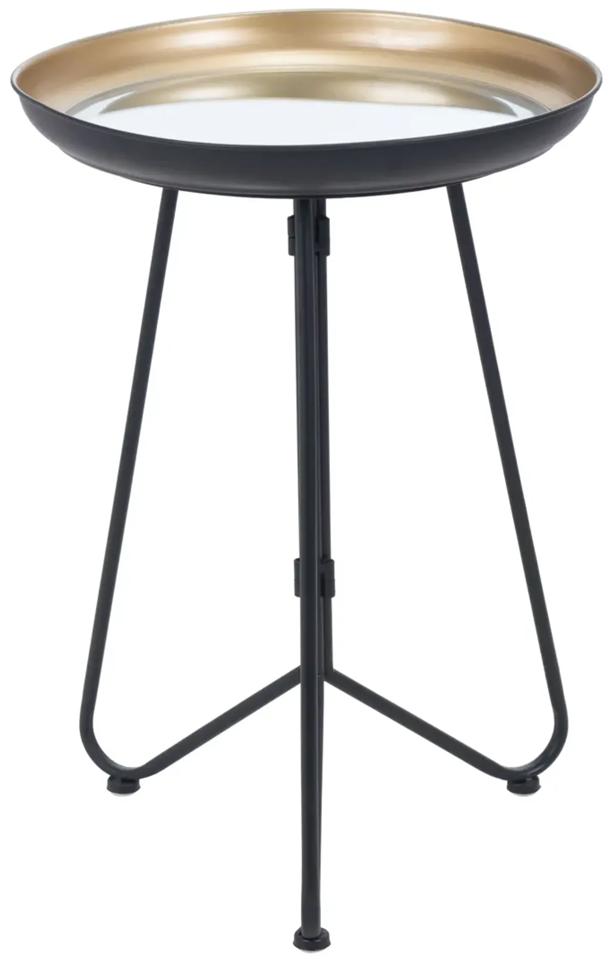 Foley Accent Table Gold & Black