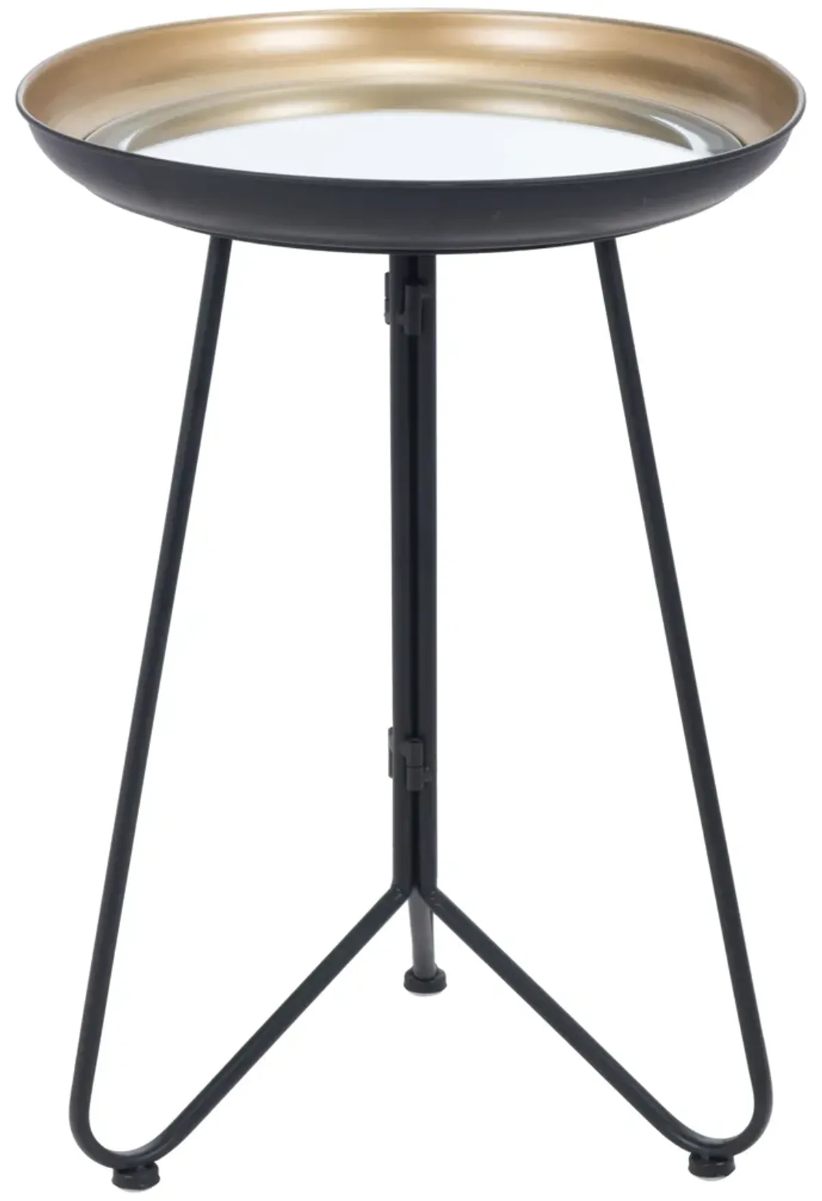 Foley Accent Table Gold & Black