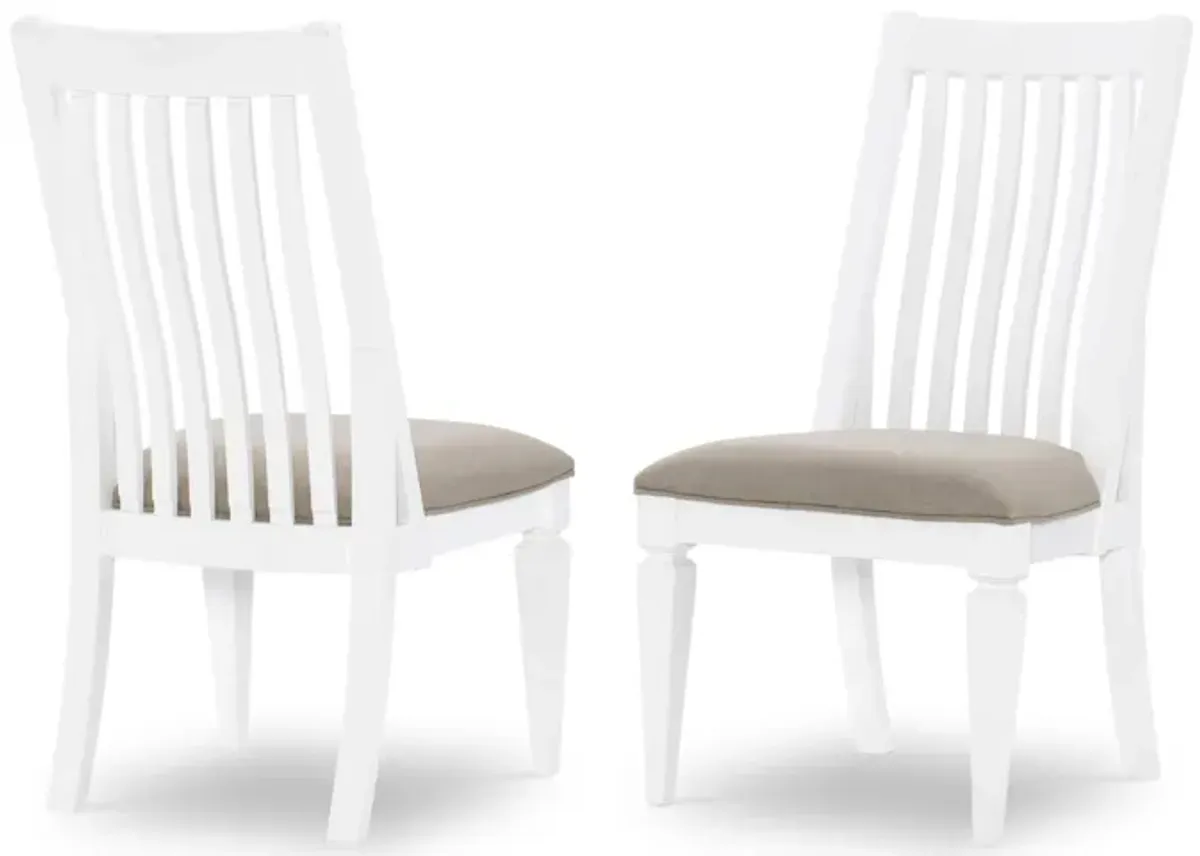 Essex (White) Side Chairs - Set of 2