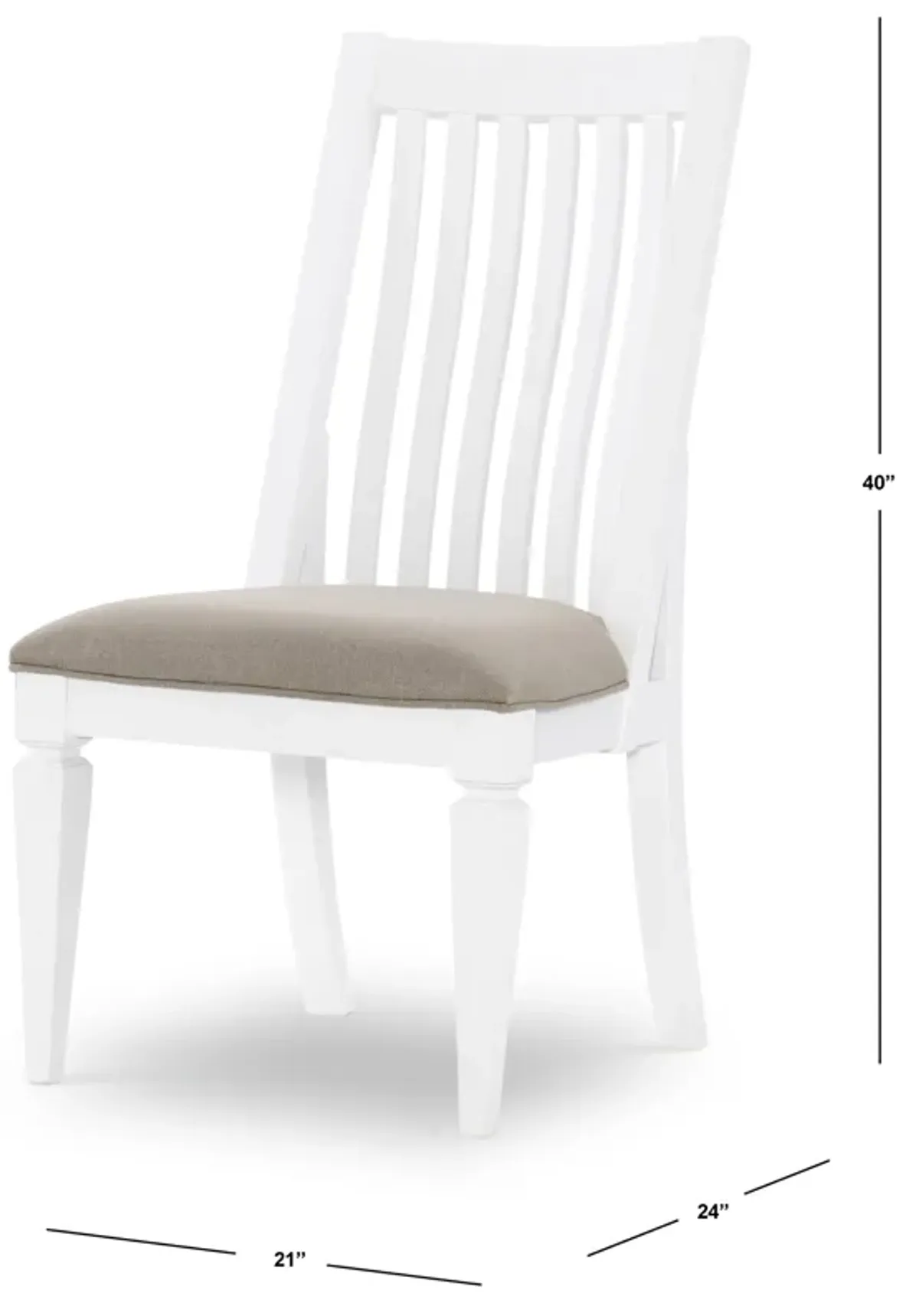 Essex (White) Side Chairs - Set of 2