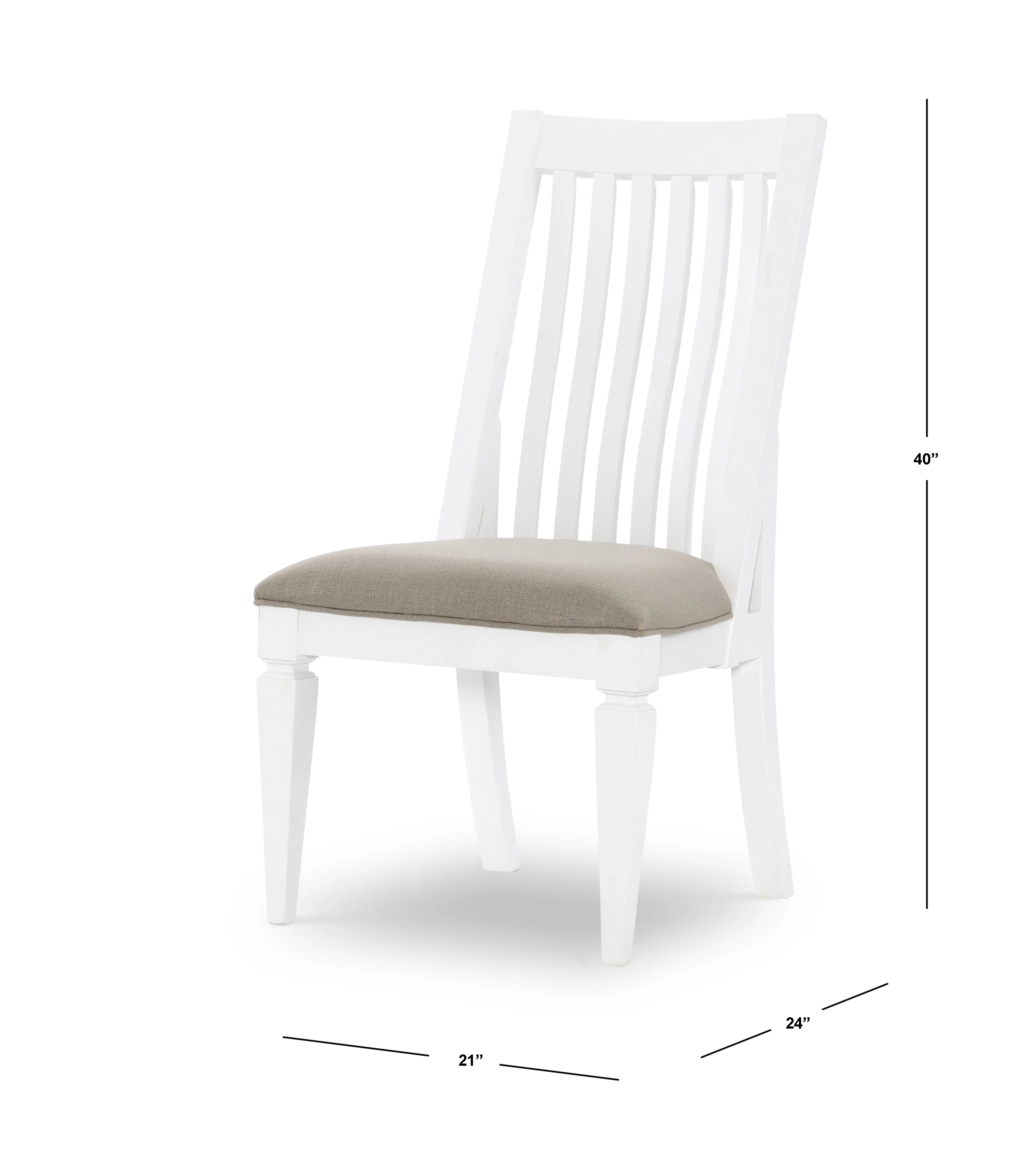 Essex (White) Side Chairs - Set of 2