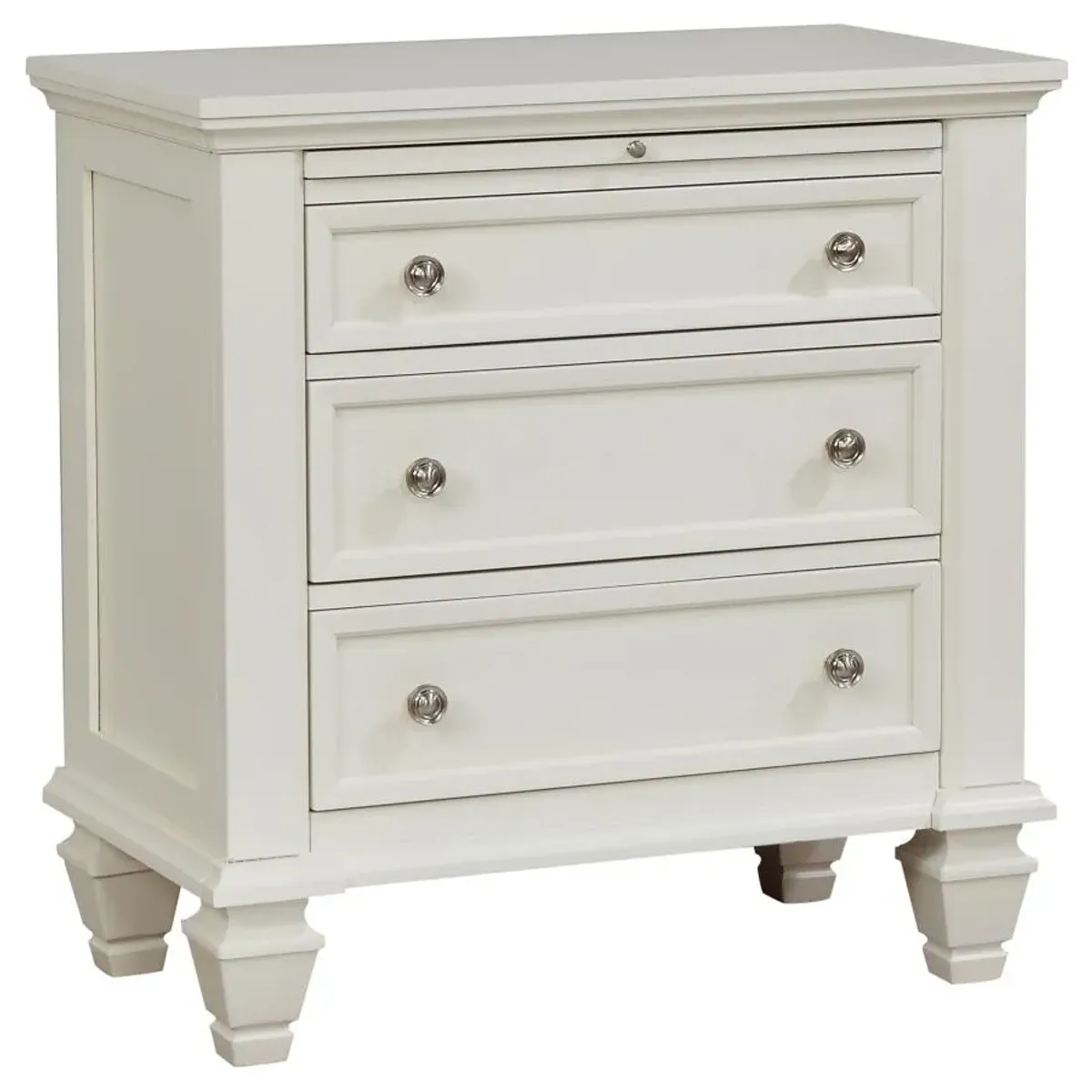 Aarav Beach 3-Drawer Nightstand