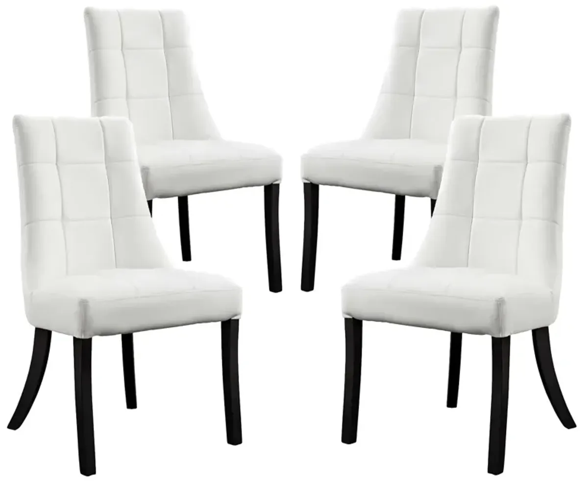 Noblesse Dining Chair Vinyl Set of 4